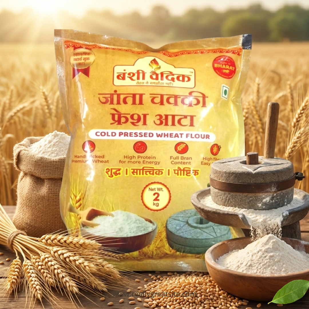 2Kg Chakki Fresh Vaidic Aata